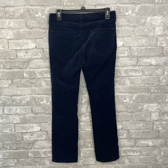 Rag & Bone Navy Straight Leg Cropped Corduroy Pants - Picture 3 of 5